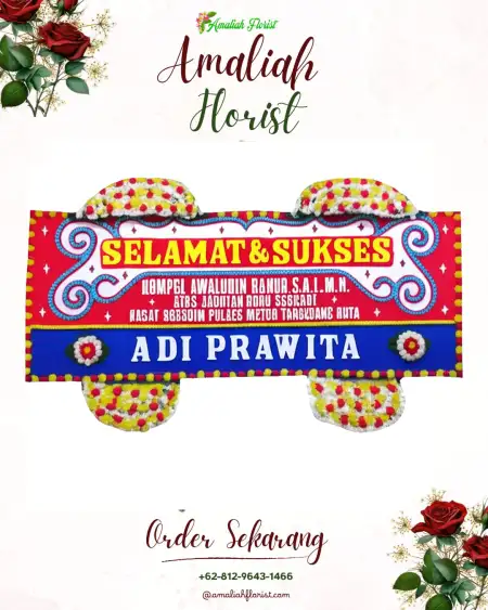 Papan Bunga Ucapan Selamat Mancak
