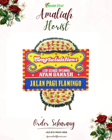 Sewa Papan Bunga Mancak